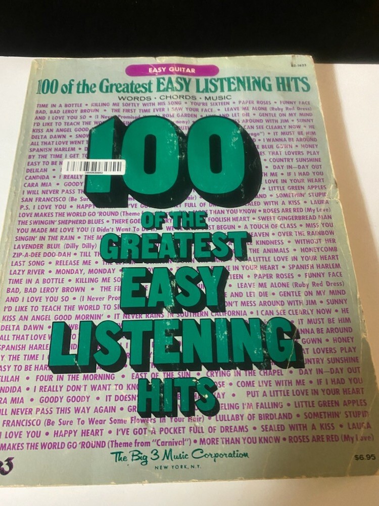 100 of the Greatest EASY LISTENING HITS – EasyGuitar