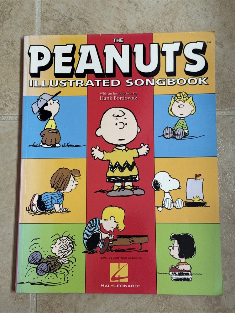 The Peanuts Illustrated Songbook Sheet Music Piano Solo Songbook 2001
