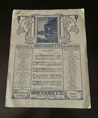 1904 THE GONDOLIER Sheet Music by W.C.Powell Collectible Good Condition