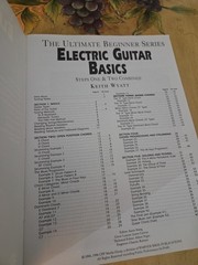 Keith Wyatt Electric Guitar Basics,1994 Edition CD + Tabs Rare Book