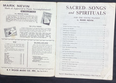 Vtg Songbook, Sacred Songs and Spirituals, 1965 – ships free