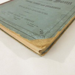 Antique Sheet Music Song Book Gems of English Songs Duets Quartets Piano Forte