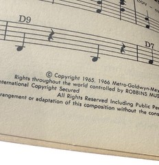 VTG David Coleman Unique All Organ Solos Vol 1 1965 Robbins Songbook