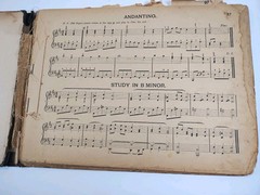 1900 The Cable Organ Method Antique Song Book Chicago Cottage Organ Company Vtg