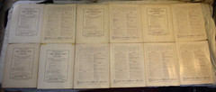 Two Roses Comedy Opera Sheet Music Lot (12) 1904 Ludwig Englander and Stanislaus