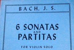 Bach Sonatas & Partitas Violin Solo Book IMC with Facsimile of Manuscript 2525