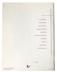 The Final Word As Recorded by Michael Card 1987 Sparrow Corporation PB