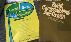 VTG Organ Gospel Sheet Music Book Lot. 9 books 1964-1990.
