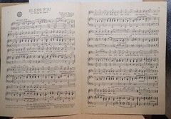 Bless You – Eddie Lane & Don Baker – Sheet Music 1939