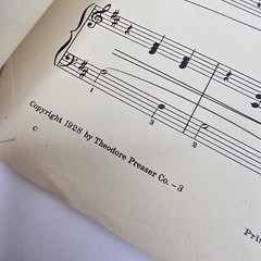 Vintage 1928 Valse Petite for the Pianoforte Sheet Music by Ella Ketterer