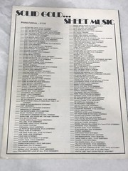 KENNY ROGERS The Gambler sheet music Don Schlitz 1978