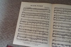 1951 Slow Poke Pee Wee King Redd Stewart Chilton Price Country Sheet Music