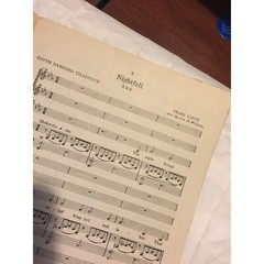 Nightfall A Part Song Arranged from Liebestraum Edith Sanford Tillotson/Franz Li