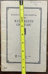 1956 Wood&rsquo;s Concise Manual of the Rudiments of Music-Paperback