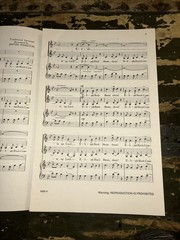 Vintage Sheet Music ELIJAH ROCK a Capella by Jester Hairston 1956 F11