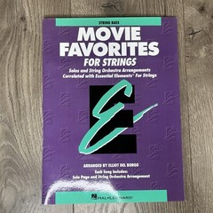 Movie Favorites String Bass Essential Elements Hal Leonard