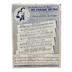 America I Love You Sheet Music Tin Pan Alley Alice Faye Betty Grable Guitar 1940