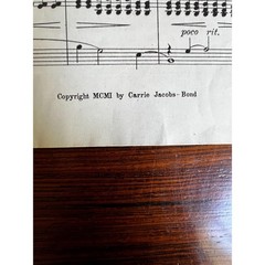 Seven Songs As Unpretentious As The Wild Rose Carrie Jacobs Bond SheetMusic 1901