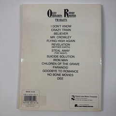 🔥🎸 Ozzy Osbourne Randy Rhoads Tribute Sheet Music Guitar Tablature Tab Book