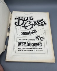 Blue Grass Songbook + The Really Good Book Of Bluegrass Songs, 3 Book Lot