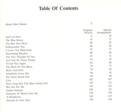 The Elegant Piano Stylings of MATT DENNIS – 1989 Ekay Music – 20 Arrangements