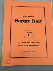Hank Beebe Happy Rap! Volume 1-5 For Unison Speaking Chorus Lot of 5 – 2003
