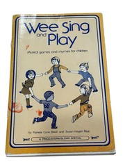 1982 Wee Sing and Play Musical Games Rhymes for Children Song Book