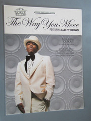 CHRIS BROWN YO Sheet Music Lot Outkast Way You Move, Black Eyed Peas & Poster