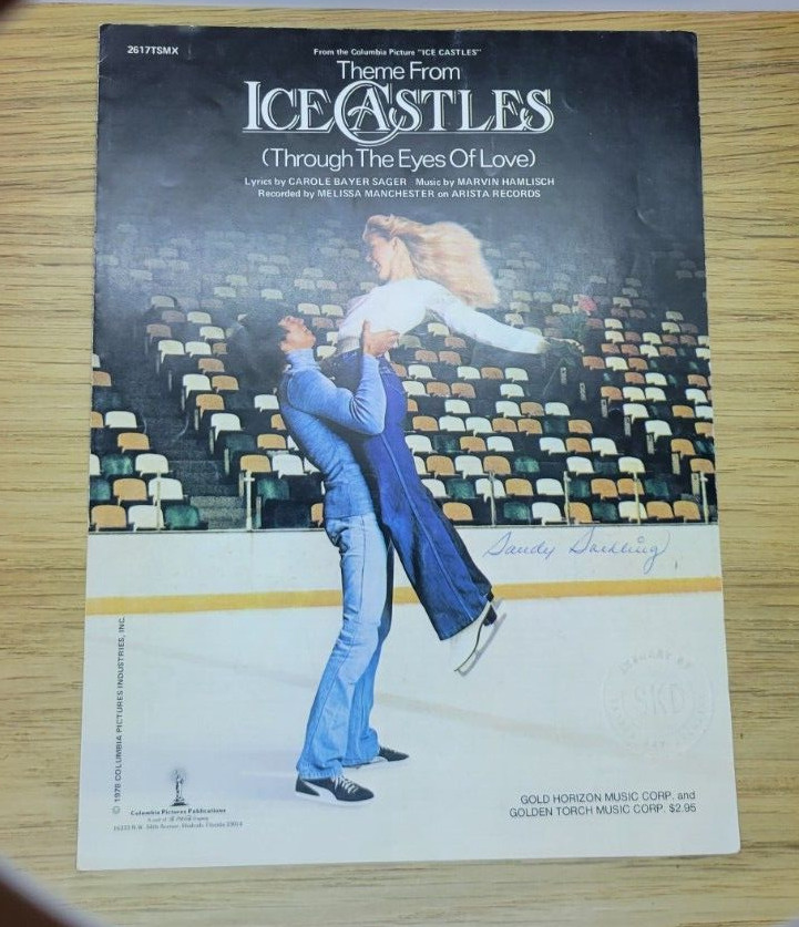 Theme From Ice Castles Through the Eyes of Love 1978 Piano Guitar Sheet Music