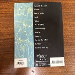 Nirvana Nevermind Sheet Music Tabulature Rock Hal Leonard Vintage
