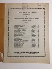 Sheet Music Edward Marks Radio City Collection Moderne Piano Volume 2 Two
