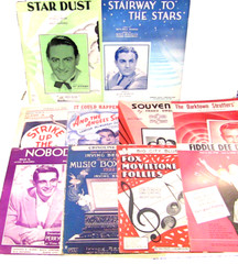 Lot of 146 Pieces Of Vintage 1930&rsquo;s-1950&rsquo;s Sheet Music / song books from movies+