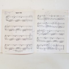 Vintage 1968 Agent 402 Piano Solo Sheet Music