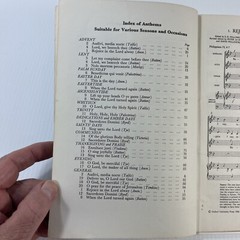 A Sixteenth-Century Anthem Book Religious Choral Vocal STAB Music Book
