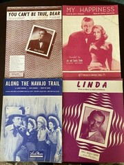 Vintage Sheet Music 80+ Pieces 1900&rsquo;s to 1940&rsquo;s