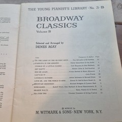 M. Witmark & Sons Broadway Classics Vol. B Piano Songbook Intermediate 359D