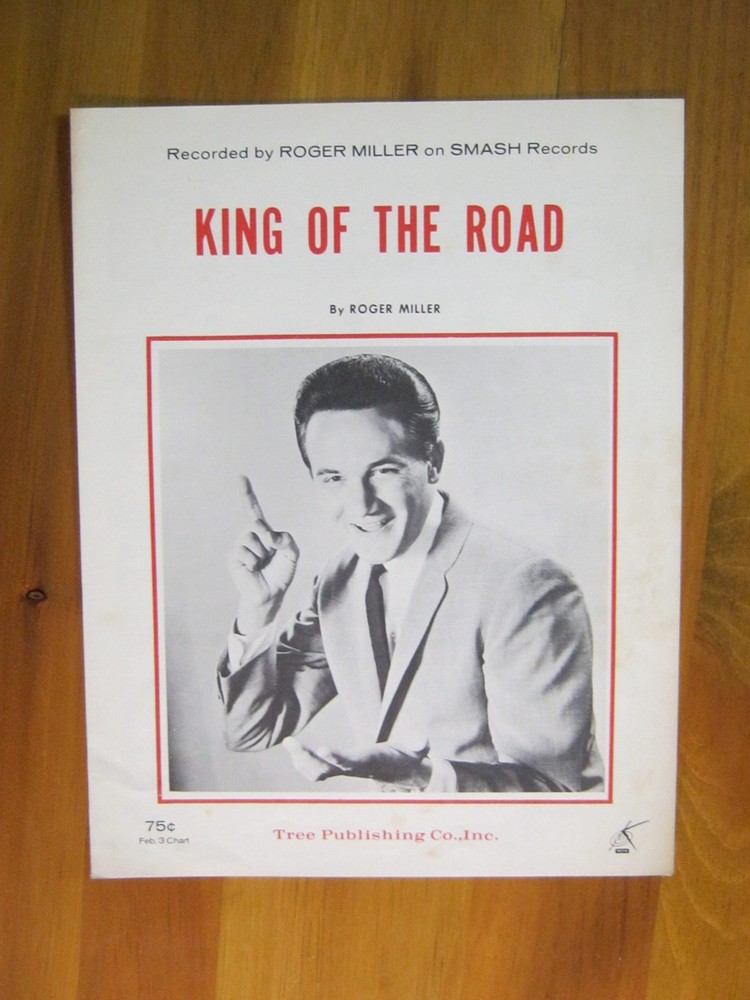King Of The Road Roger Miller 1963 Sheet Music