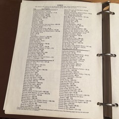 The Tune Book Songs by Yohann Anderson Compiled by Songs and Creations Inc, 1987