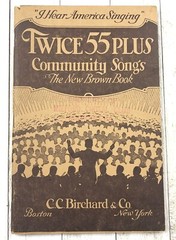 MILFORD,PA CHORAL CLUB Sheet Music Book The New Brown Book C.C. Birchard & Co.