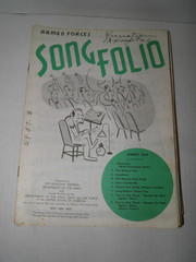 Vintage Armed Forces Song Folio Sheet Music 1957 Lot of 19 GUC