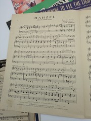 Lot of 10 Vintage Piano Sheet Music 1930s 40s 50s Mixed Genre Ephemera