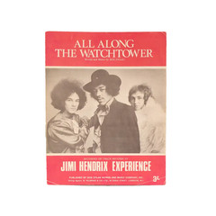 JIMI HENDRIX ALL ALONG THE WATCHTOWER SHEET MUSIC