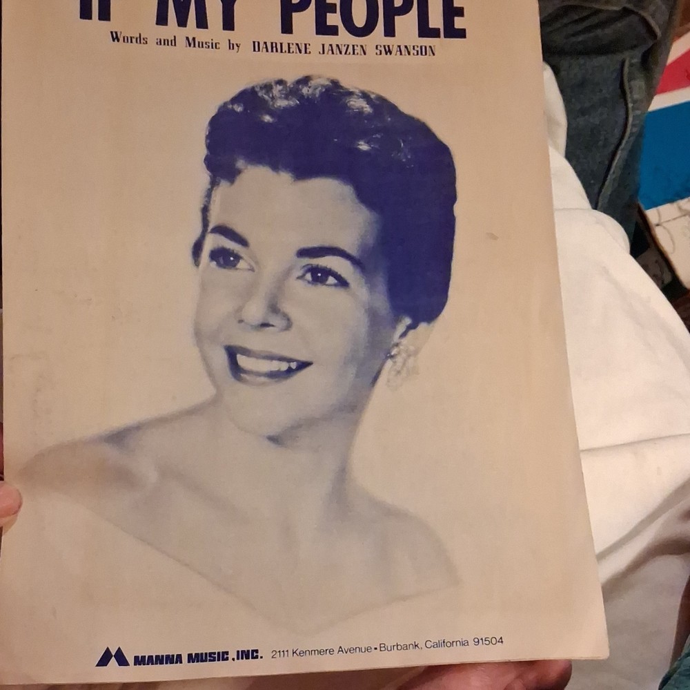 Manna Music, Inc. My People Sheet Music Words & Music by Darleen Jazen Swanson