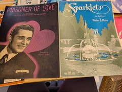 Lot of 10 antique vintage sheet music folios – different songs 1920s-1950s Lot 5
