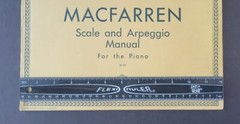 1939 Vintage WALTER MACFARREN – Scale & Arpeggio Manual For The Piano – Rare