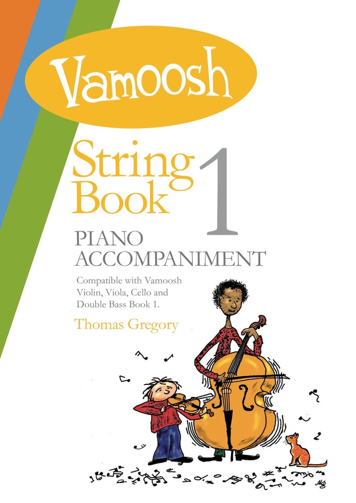Piano Accompaniment Vamoosh String Book 1 Kids Violin Viola Cello Sheet Music