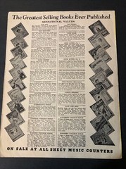 Melody In F Vtg Sheet Music Rubinstein Mort H Glickman 1935