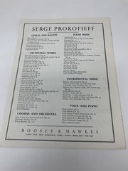 Old Grandmother&rsquo;s Tales Op.31 by Serge Prokofieff – 1947 – Vintage Piano Solo