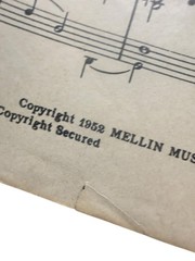 Here In My Heart Sheet Music 1952 Pat Genaro Mellin Music Broadway NYC