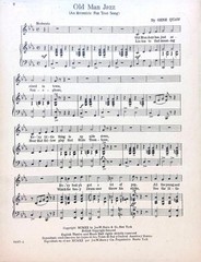 Old Man Jazz Sheet Music Gene Quaw Eccentric Fox Trot Ragtime 1920
